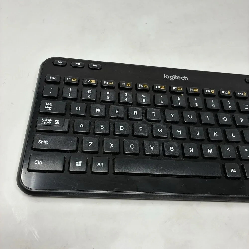 Logitech K360 Wireless Compact Black Keyboard Y-R0017 with USB Unifying Receiver
